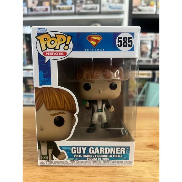 NEW IN HAND Guy Gardner Superman Funko Pop #585 Movies DC Comics Green Lantern - Picture 1 of 6
